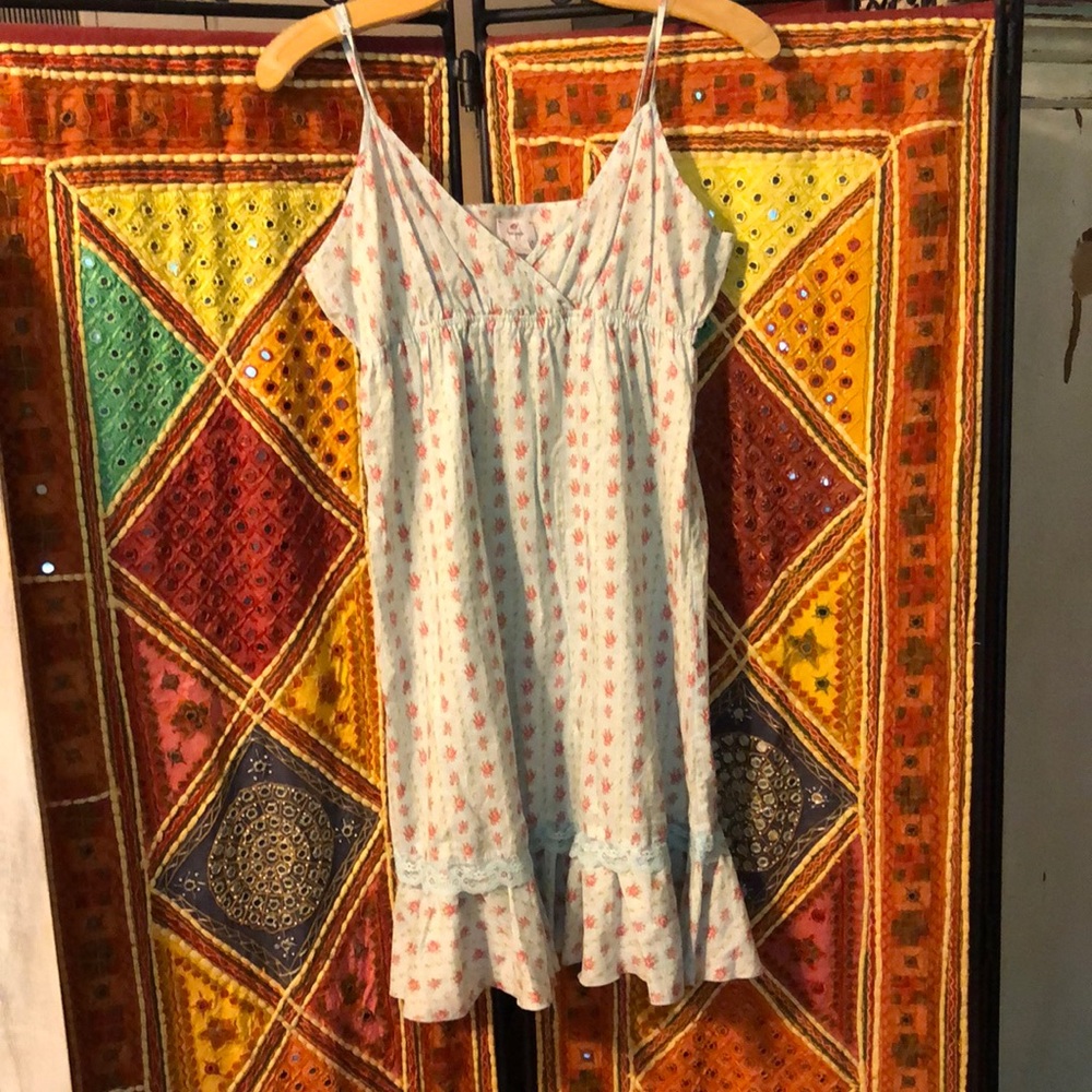 Free People floral slip dress